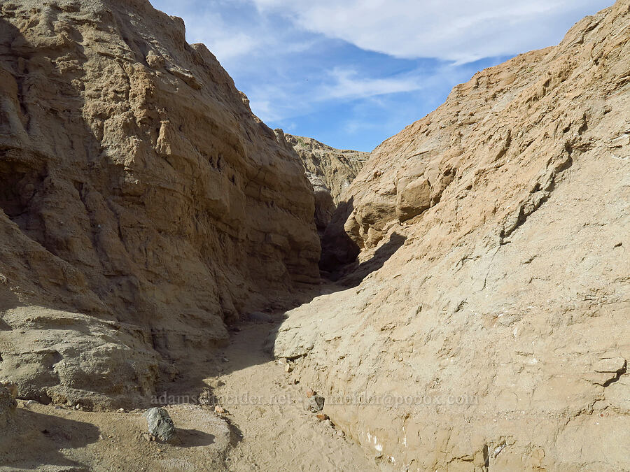 mudstone canyon [The Slot, Anza-Borrego Desert State Park, San Diego County, California]