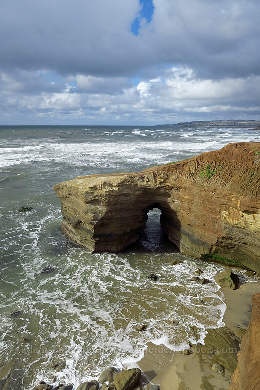 rock arch [Sunset Cliffs Boulevard, San Diego, California]