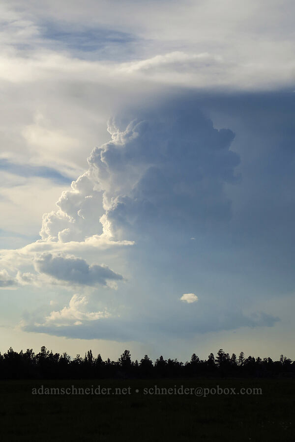 rain clouds [Alfalfa Market Road, Deschutes County, Oregon]
