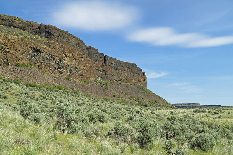 edge of Steamboat Rock [Steamboat Rock State Park, Grant County, Washington]