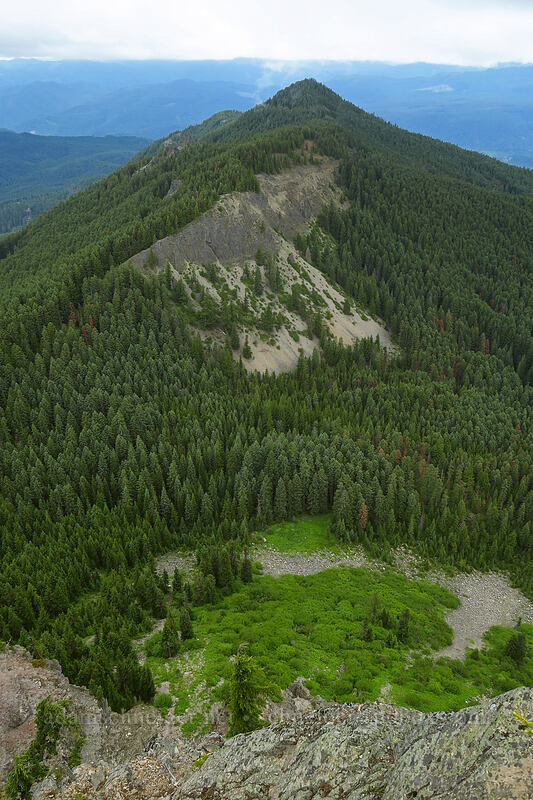 north ridge of Coffin Mountain (Peak 5517) [Coffin Mountain summit, Willamette National Forest, Linn County, Oregon]