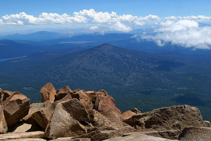 Brown Mountain [Mt. McLoughlin summit, Sky Lakes Wilderness, Jackson County, Oregon]