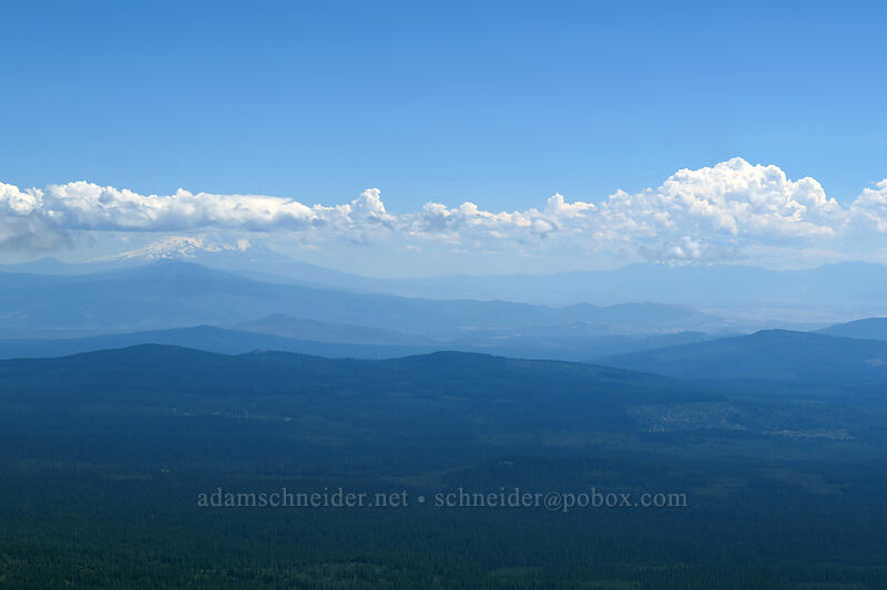 Mount Shasta & The Eddys [Mt. McLoughlin summit, Sky Lakes Wilderness, Jackson County, Oregon]
