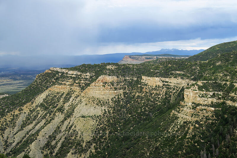 northern edge of Mesa Verde [Geologic Overlook, Mesa Verde National Park, Montezuma County, Colorado]