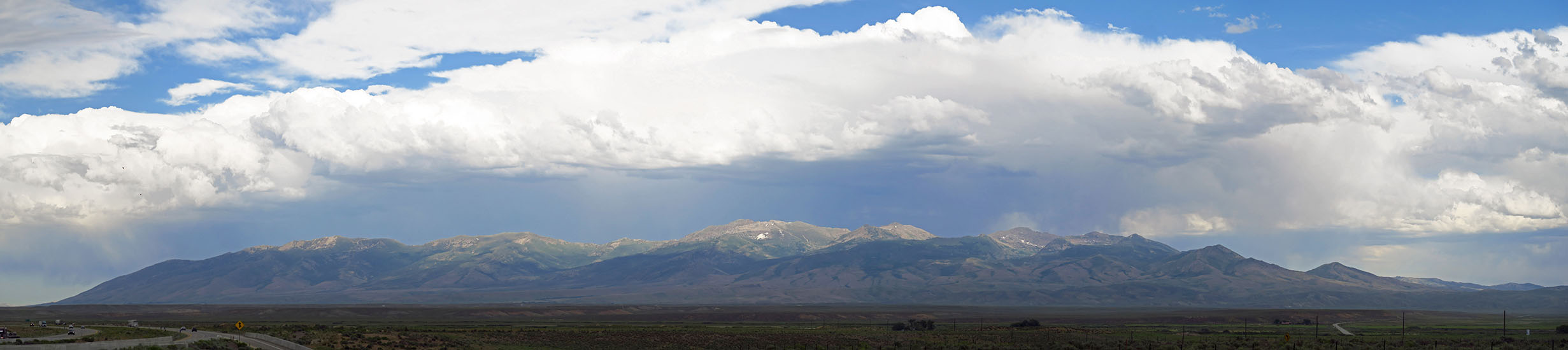 East Humboldt Mountains panorama [I-80, Elko County, Nevada]
