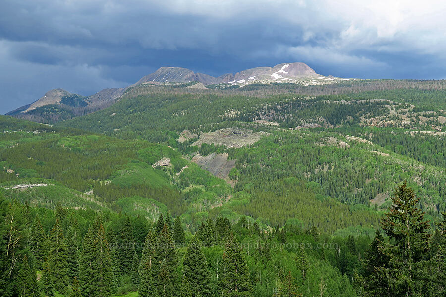 Snowdon Peak [U.S. Highway 550, San Juan National Forest, San Juan County, Colorado]