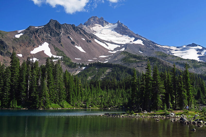 Mount Jefferson & Scout Lake [Jefferson Park, Mt. Jefferson Wilderness, Marion County, Oregon]