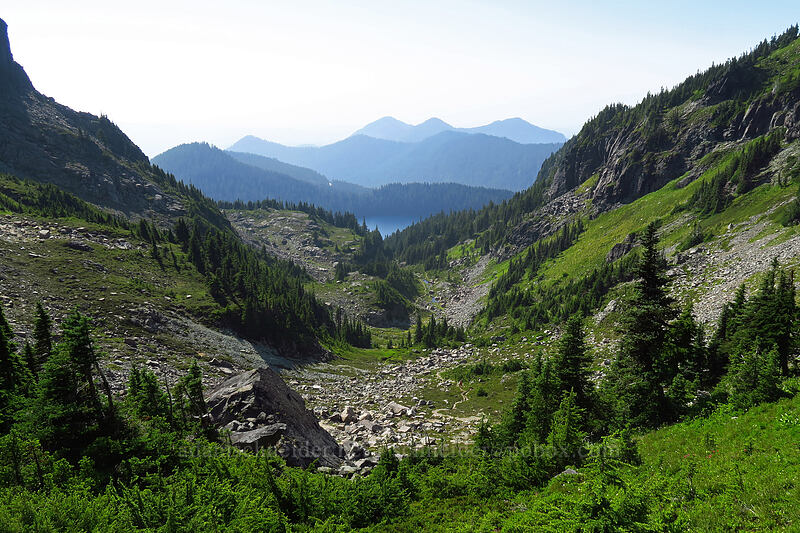 basin west of Knapsack Pass [Knapsack Pass Trail, Mount Rainier National Park, Pierce County, Washington]