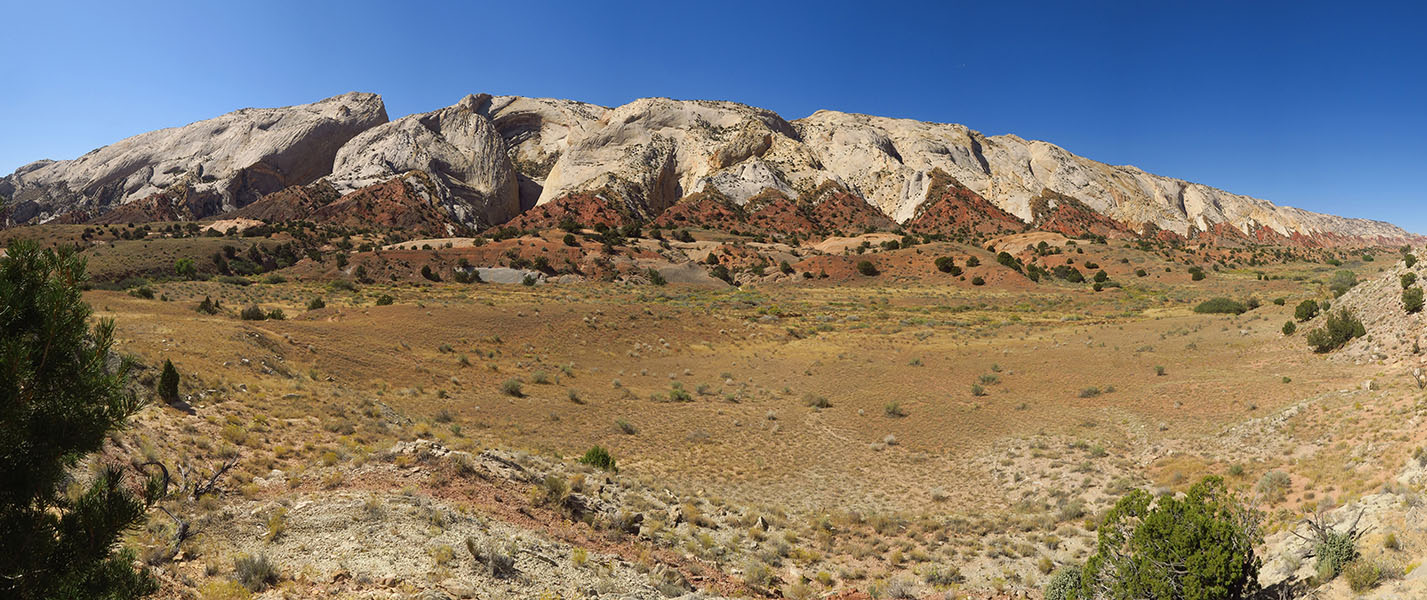 Waterpocket Fold panorama [Notom-Bullfrog Road, Capitol Reef National Park, Garfield County, Utah]