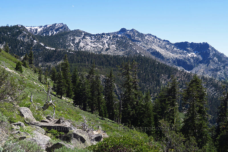 mountains in Russian Wilderness [Pacific Crest Trail, Klamath National Forest, Siskiyou County, California]