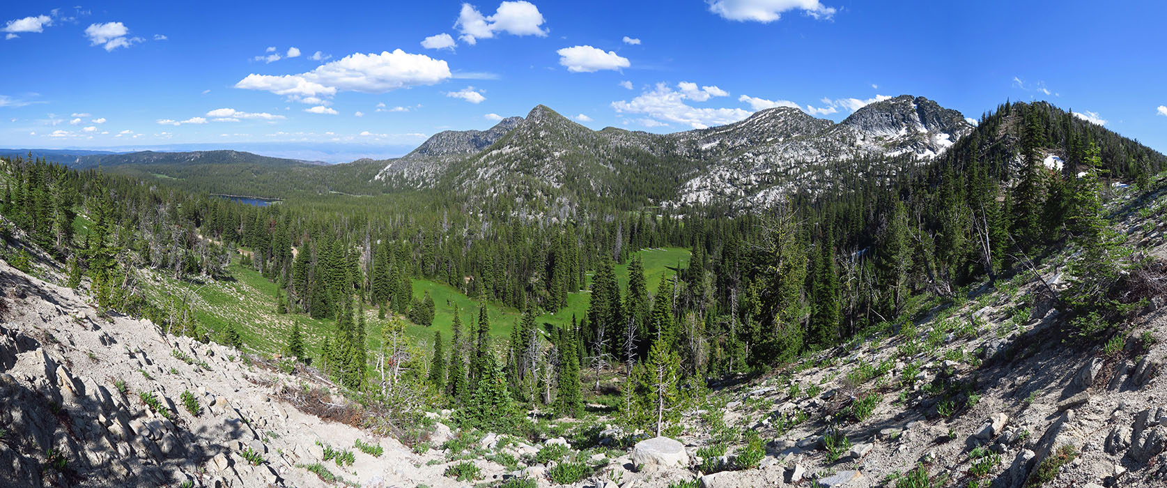 Anthony Lakes Basin panorama [Forest Road 7300-187, Wallowa-Whitman National Forest, Baker County, Oregon]