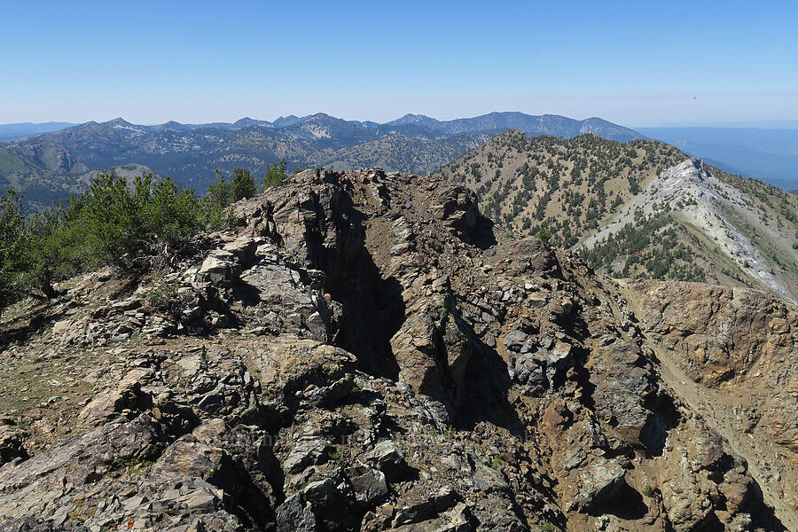 summit of Rock Creek Butte [Rock Creek Butte, Wallowa-Whitman National Forest, Baker County, Oregon]
