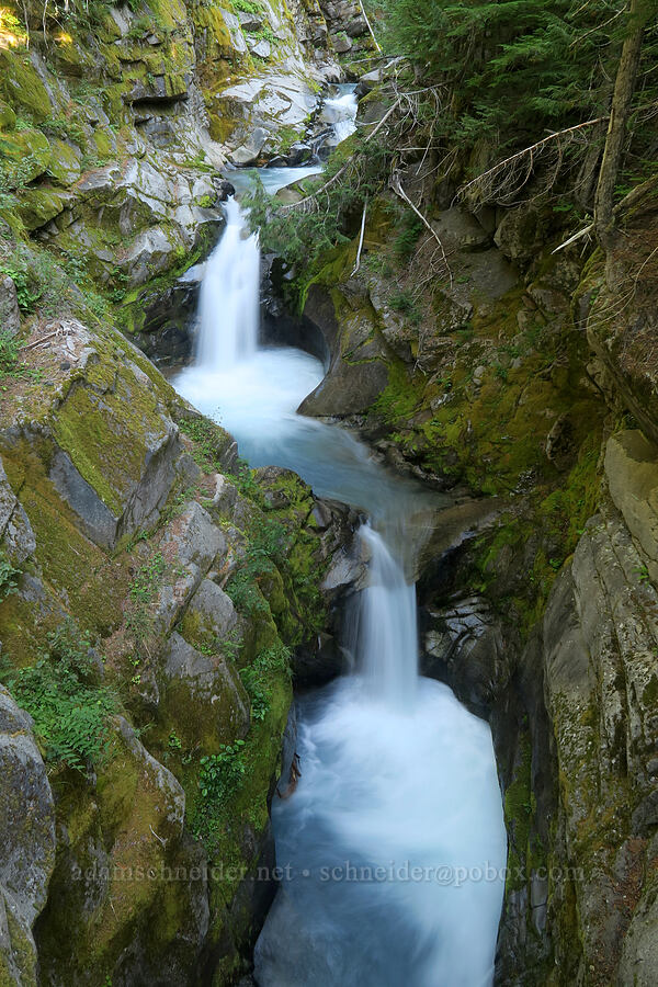 Van Trump Creek above Christine Falls [Comet Falls-Van Trump Trail, Mt. Rainier National Park, Pierce County, Washington]