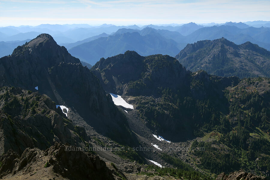 view to the west [Mt. Washington, Mount Skokomish Wilderness, Mason County, Washington]