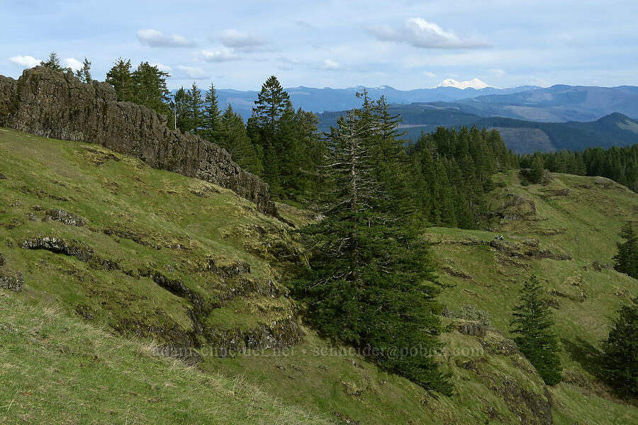 Horse Rock Ridge & Three Sisters [Horse Rock Ridge, Linn County, Oregon]