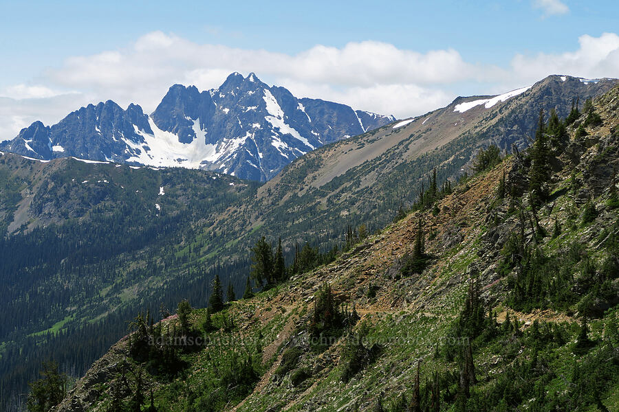 Azurite Peak [Pacific Crest Trail, Okanogan-Wenatchee National Forest, Okanogan County, Washington]