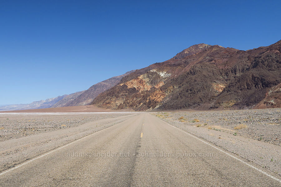 road below sea level [Badwater Road, Death Valley National Park, Inyo County, California]