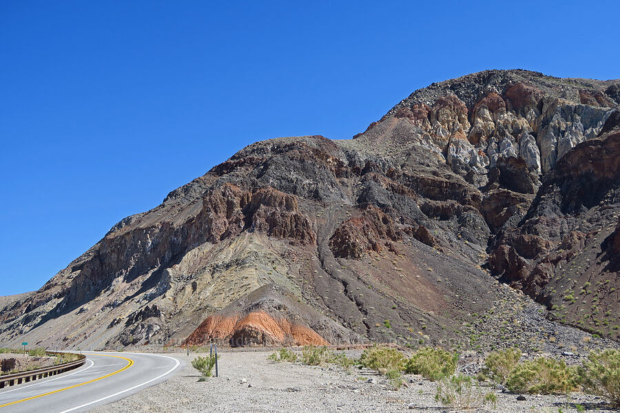 eroded rocks [Highway 190, Death Valley National Park, Inyo County, California]