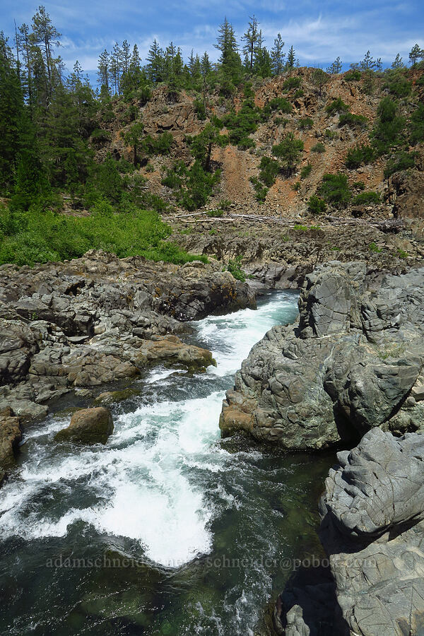 Little Illinois River Falls [Little Falls Loop Trail, Rogue River-Siskiyou National Forest, Josephine County, Oregon]