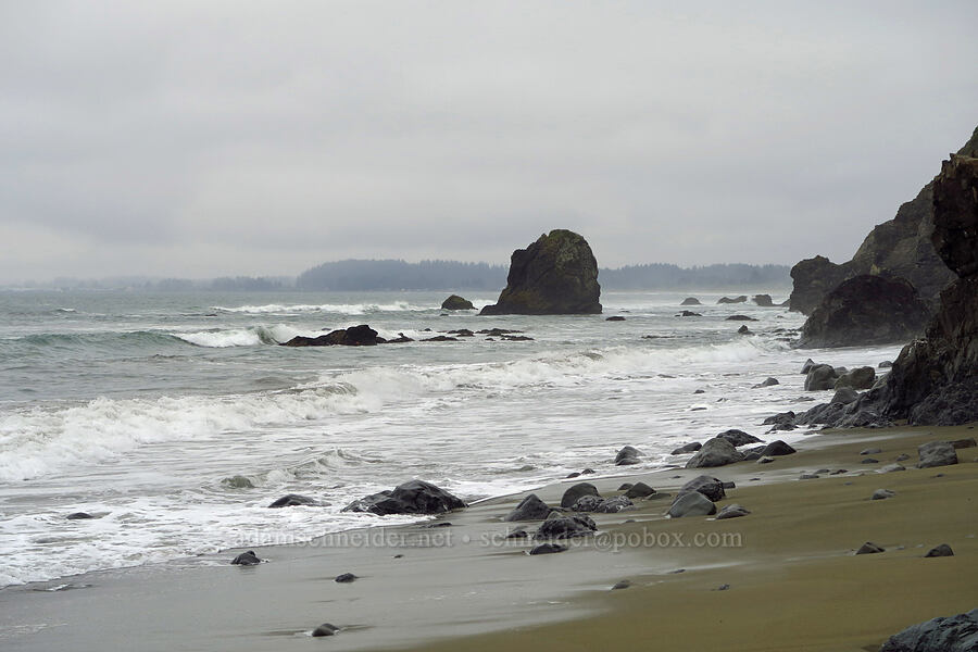 sea stacks [Enderts Beach, Redwood National Park, Del Norte County, California]