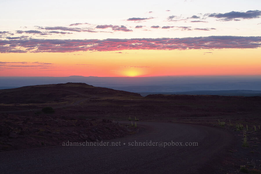 sunset [South Loop Road, Steens Mountain, Harney County, Oregon]