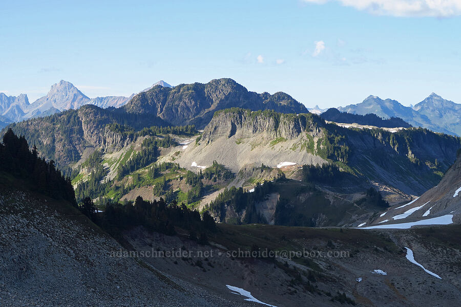 Mount Herman & Table Mountain [Ptarmigan Ridge Trail, Mt. Baker Wilderness, Whatcom County, Washington]