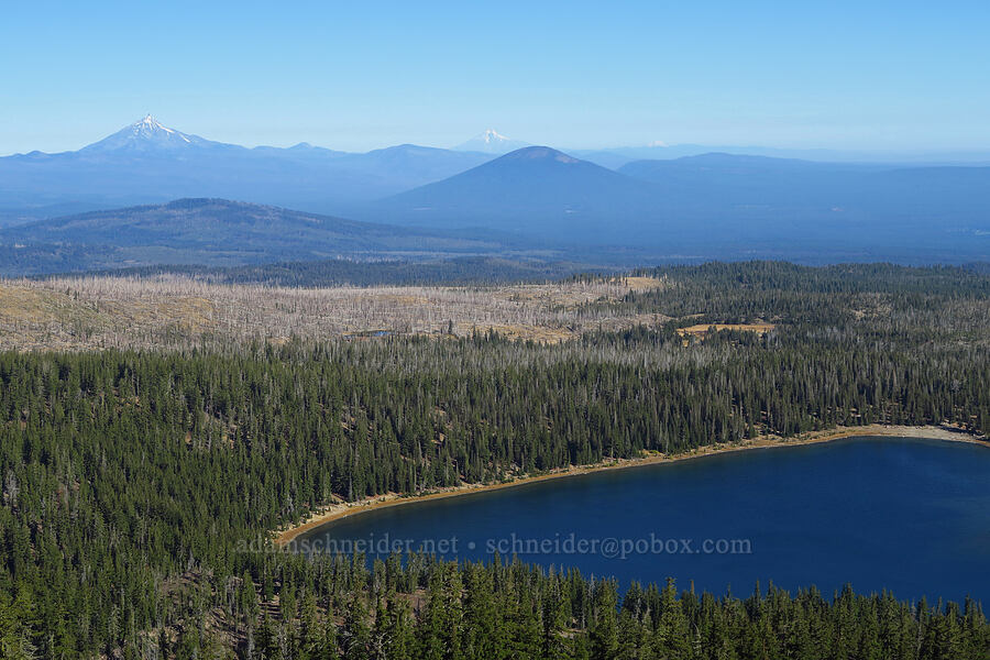 volcanoes & Three Creek Lake [Tam McArthur Trail, Three Sisters Wilderness, Oregon]