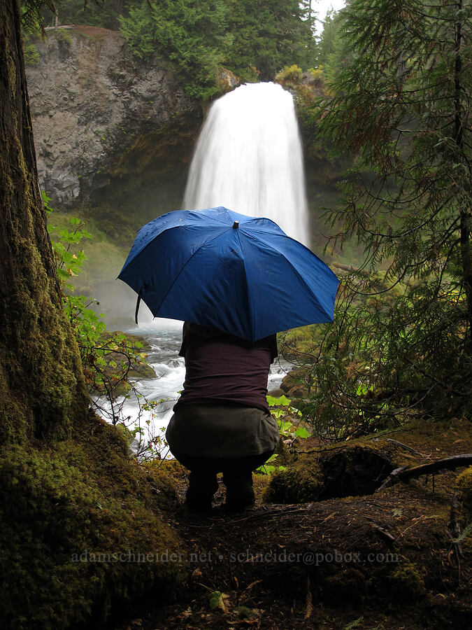 Ilona & Sahalie Falls [McKenzie River, Willamette National Forest, Linn County, Oregon]