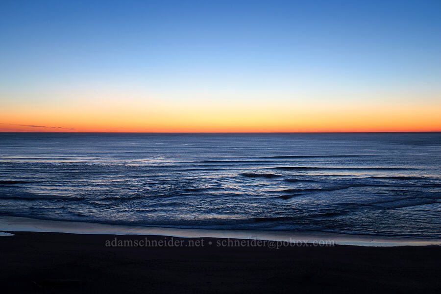 sunset gradients [Ocean Terrace Condominiums, Lincoln City, Lincoln County, Oregon]