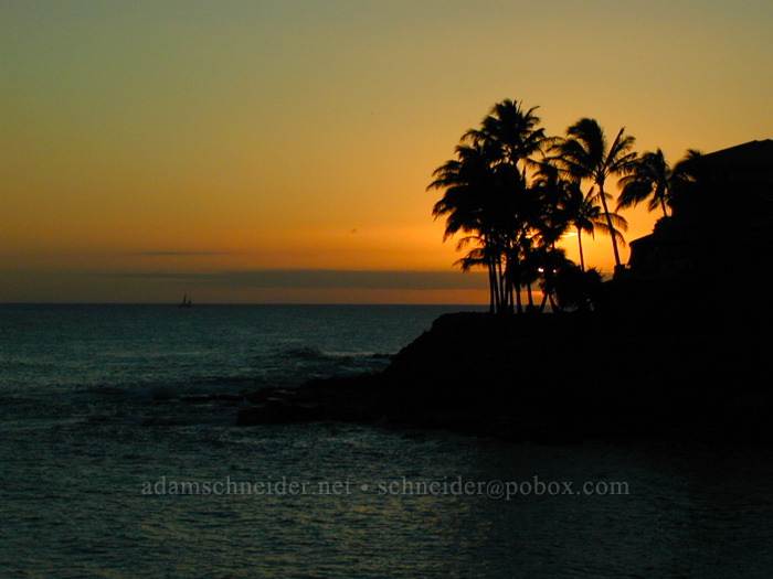 sunset [Koloa Landing, Po'ipu, Kaua'i, Hawaii]