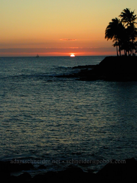 sunset [Koloa Landing, Po'ipu, Kaua'i, Hawaii]