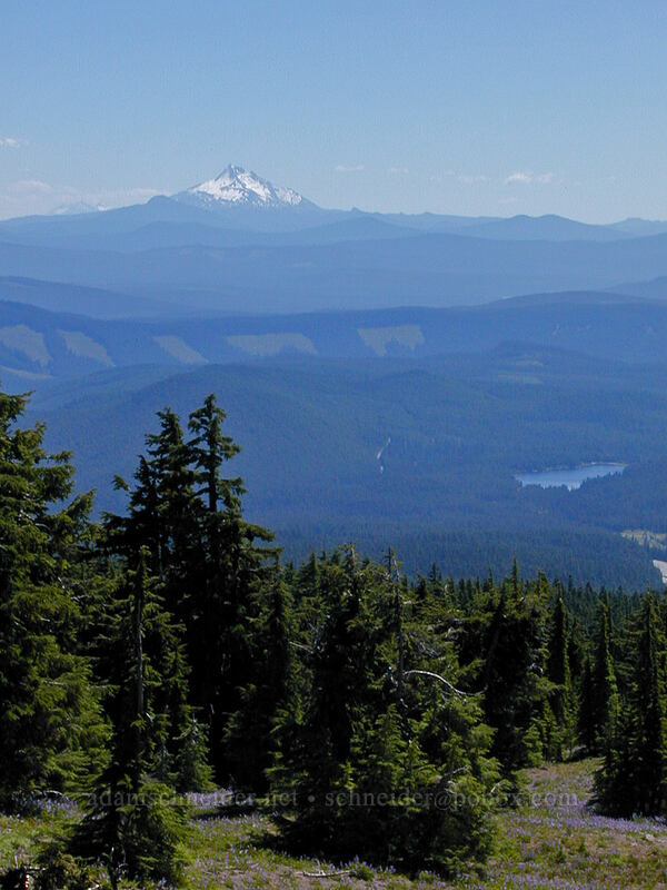 Mt. Jefferson & Trillium Lake [Timberline Trail, Mt. Hood Wilderness, Clackamas County, Oregon]