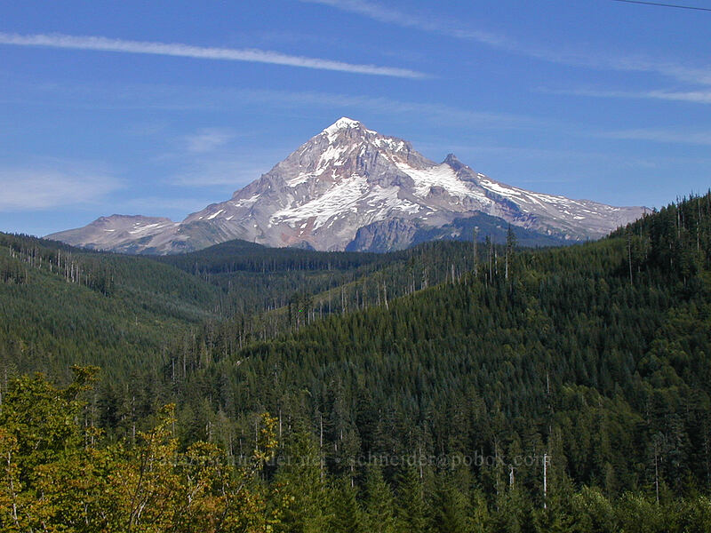 west face of Mount Hood [Lolo Pass Road, Mt. Hood National Forest, Clackamas County, Oregon]
