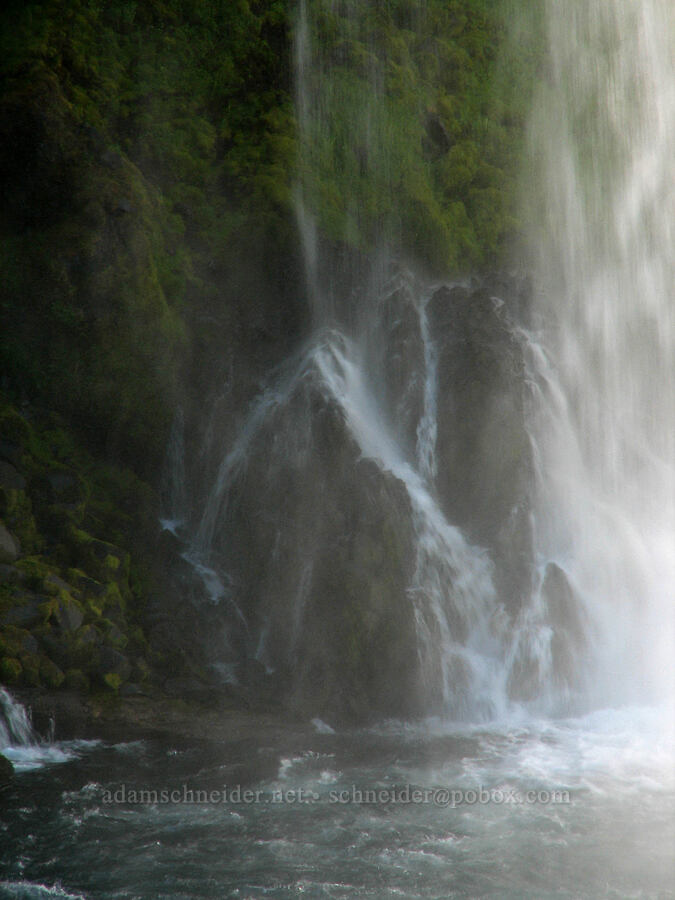 bottom of Koosah Falls [Koosah Falls Viewpoint, Willamette National Forest, Linn County, Oregon]
