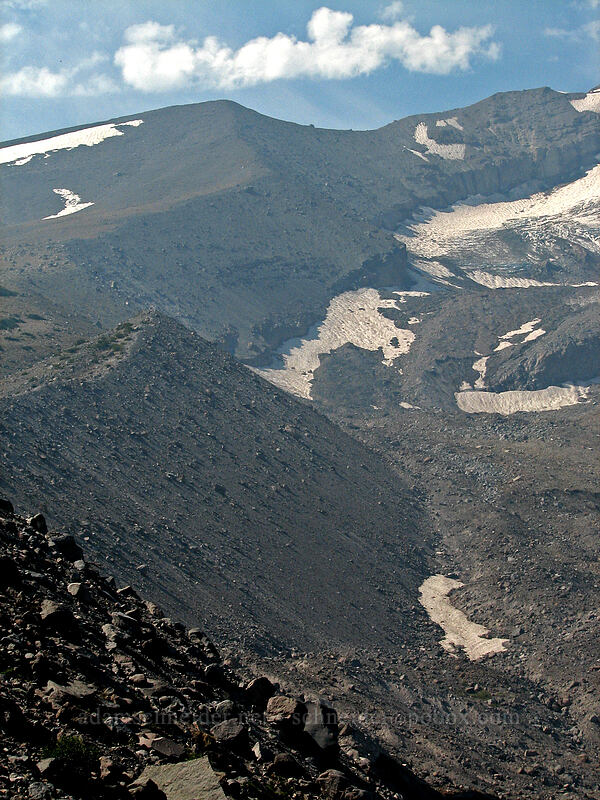 Cooper Spur [east moraine of Eliot Glacier, Mt. Hood Wilderness, Hood River County, Oregon]