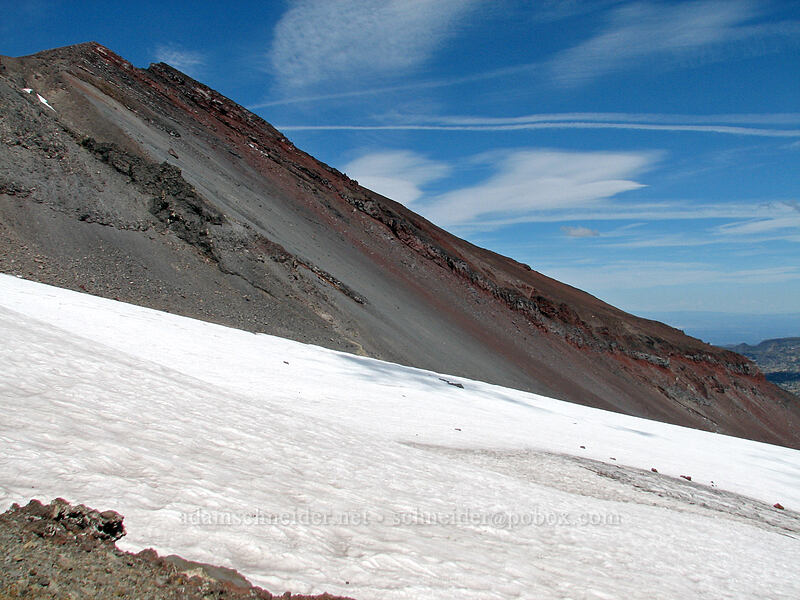 Lewis Glacier [South Sister Trail, Three Sisters Wilderness, Deschutes County, Oregon]