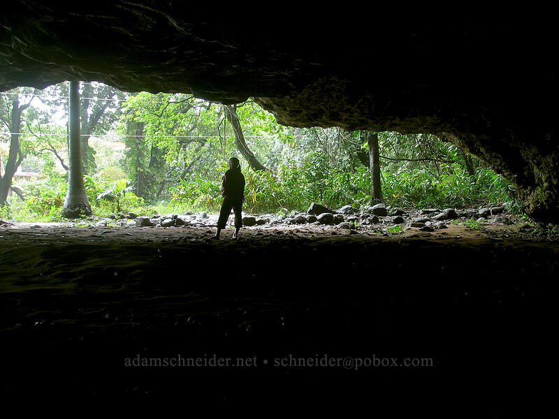 Maniniholo Dry Cave [Ha'ena Beach Park, Ha'ena, Kaua'i, Hawaii]