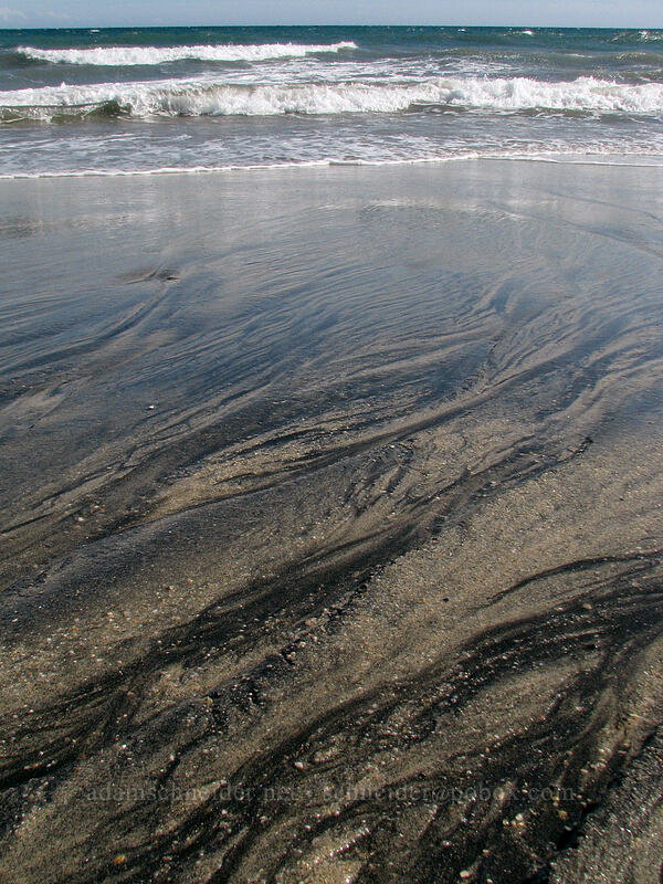 patterns in the sand [Estero San Jose, San Jose del Cabo, Los Cabos, Baja California Sur, Mexico]