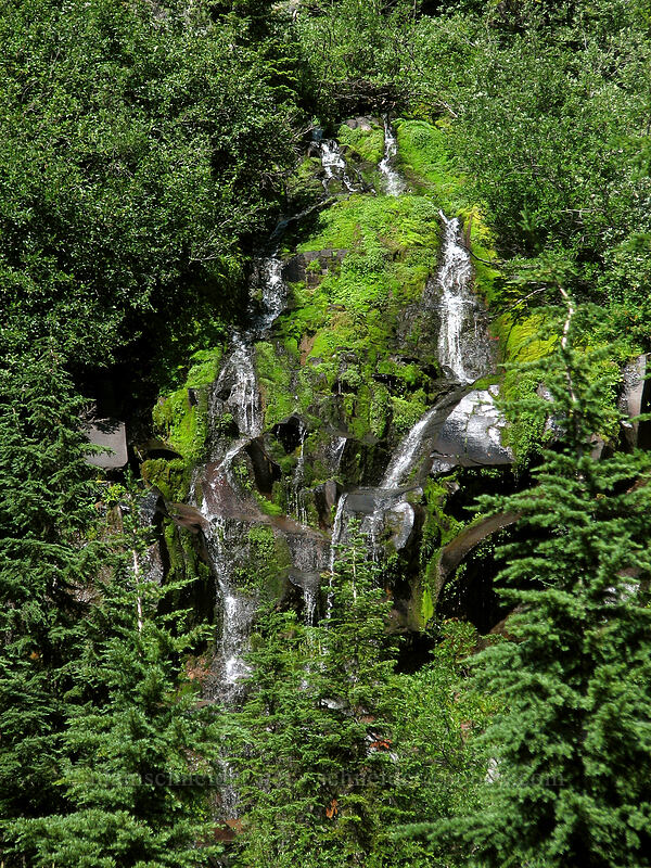 small waterfall [Pacific Crest Trail, Mt. Hood Wilderness, Oregon]
