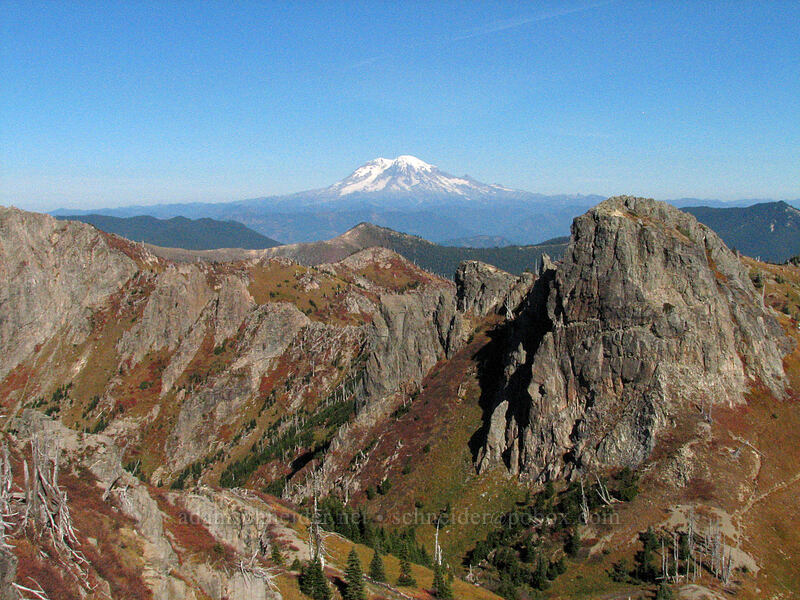 Mount Rainier [summit of Mt. Margaret, Mt. St. Helens National Volcanic Monument, Skamania County, Washington]