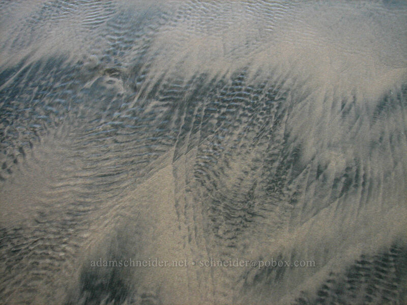 patterns in the sand [Nye Beach, Newport, Lincoln County, Oregon]