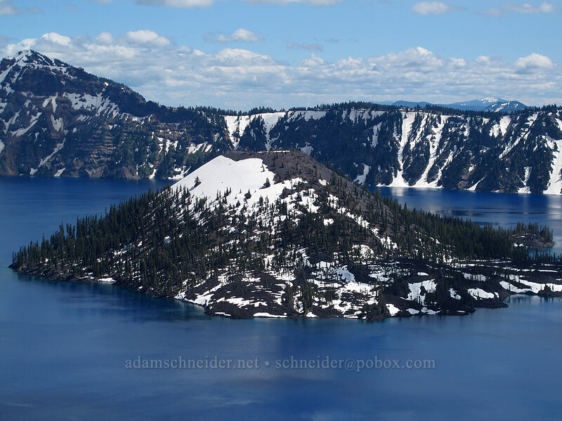 Wizard Island [Rim Drive, Crater Lake National Park, Klamath County, Oregon]
