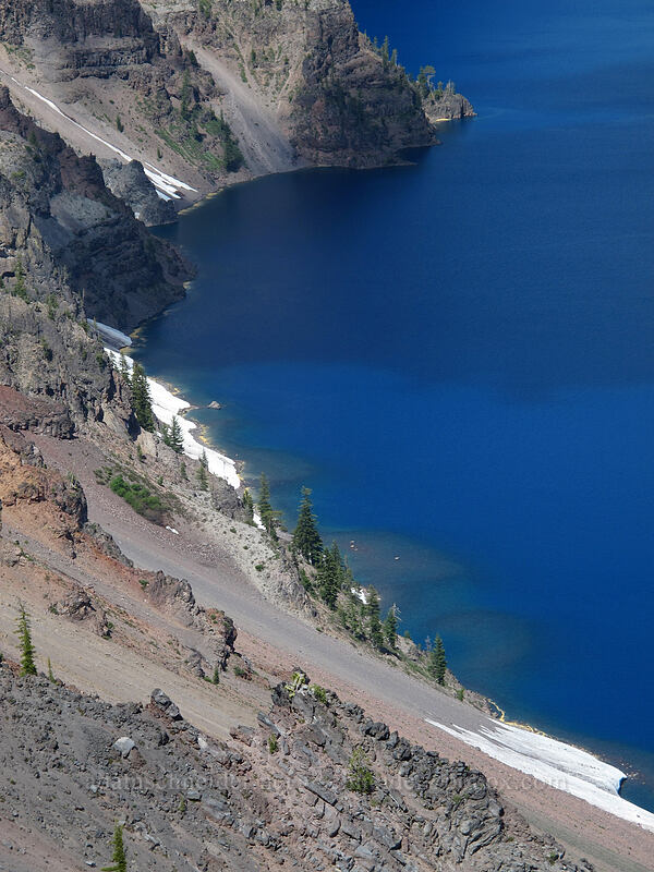 water's edge [Rim Drive, Crater Lake National Park, Klamath County, Oregon]