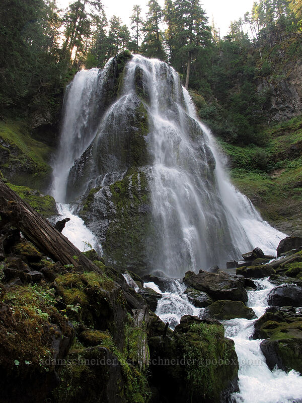 middle of Falls Creek Falls [Falls Creek, Gifford Pinchot Nat'l Forest, Washington]