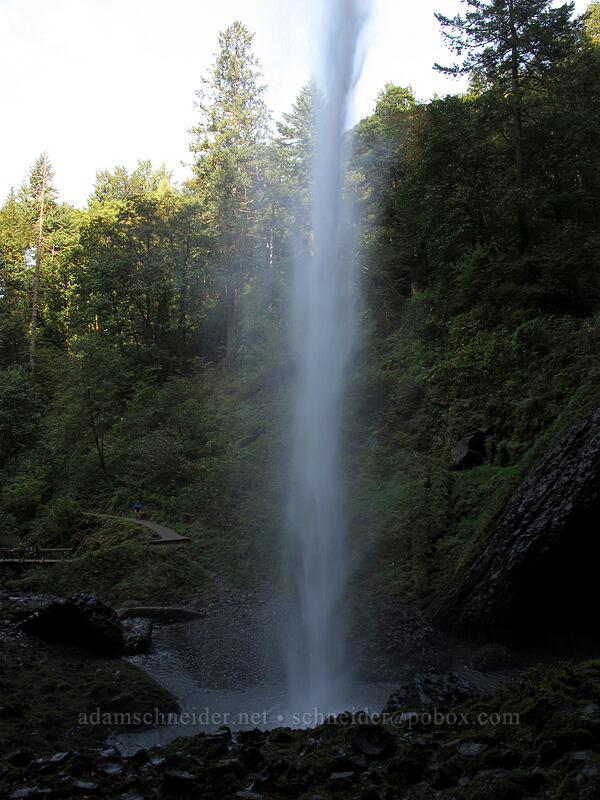 bottom of Lower Latourell Falls [Latourell Falls Trail, Multnomah County, Oregon]