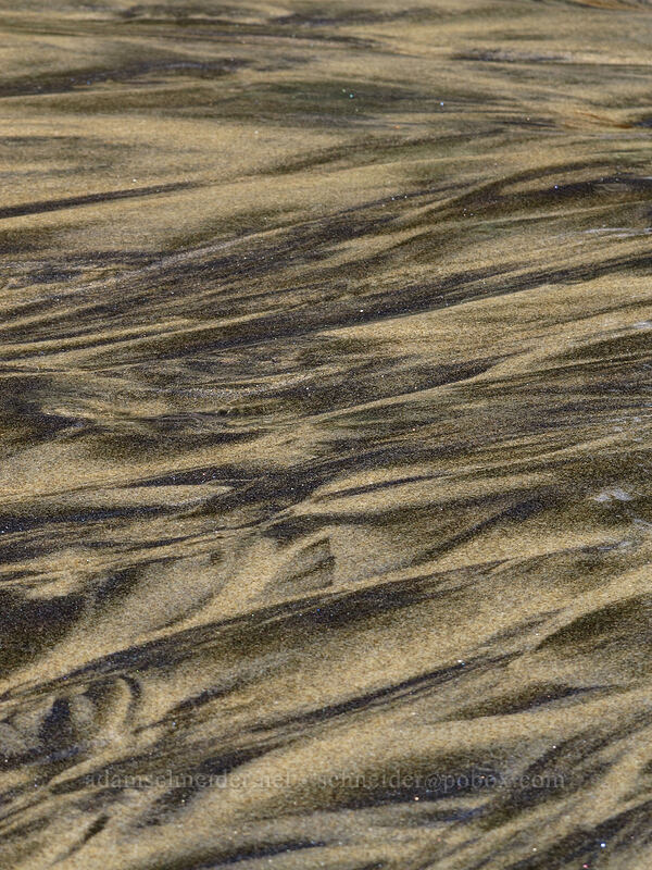 patterns in the sand [Arcadia Beach, Cannon Beach, Clatsop County, Oregon]