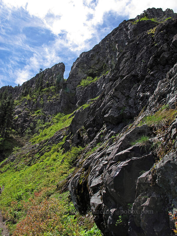 cliffs [Ed's Trail, Silver Star Mountain, Gifford Pinchot Nat'l Forest, Skamania County, Washington]