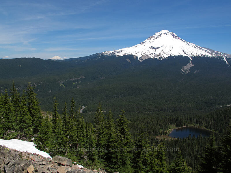 Mount Hood & Mirror Lake [Tom Dick & Harry Mountain, Mt. Hood National Forest, Clackamas County, Oregon]