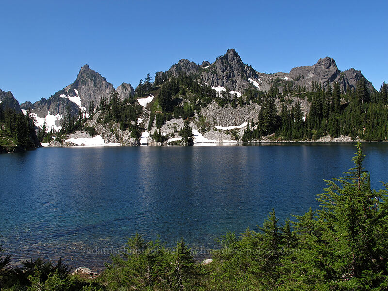 Kaleetan Peak, Mt. Roosevelt, & Gem Lake [High Lakes Trail, Alpine Lakes Wilderness, King County, Washington]