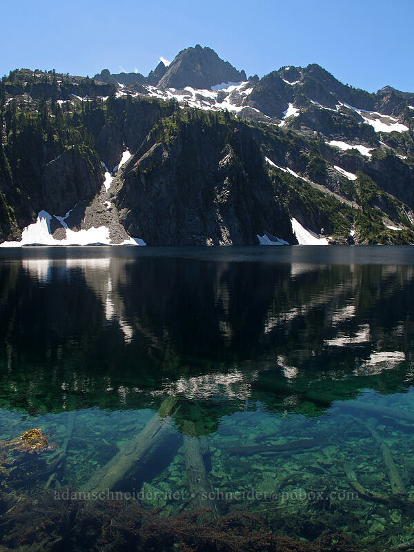 Chair Peak & Snow Lake [High Lakes Trail, Alpine Lakes Wilderness, King County, Washington]